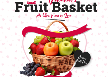 Valentine Fruit Basket – Small