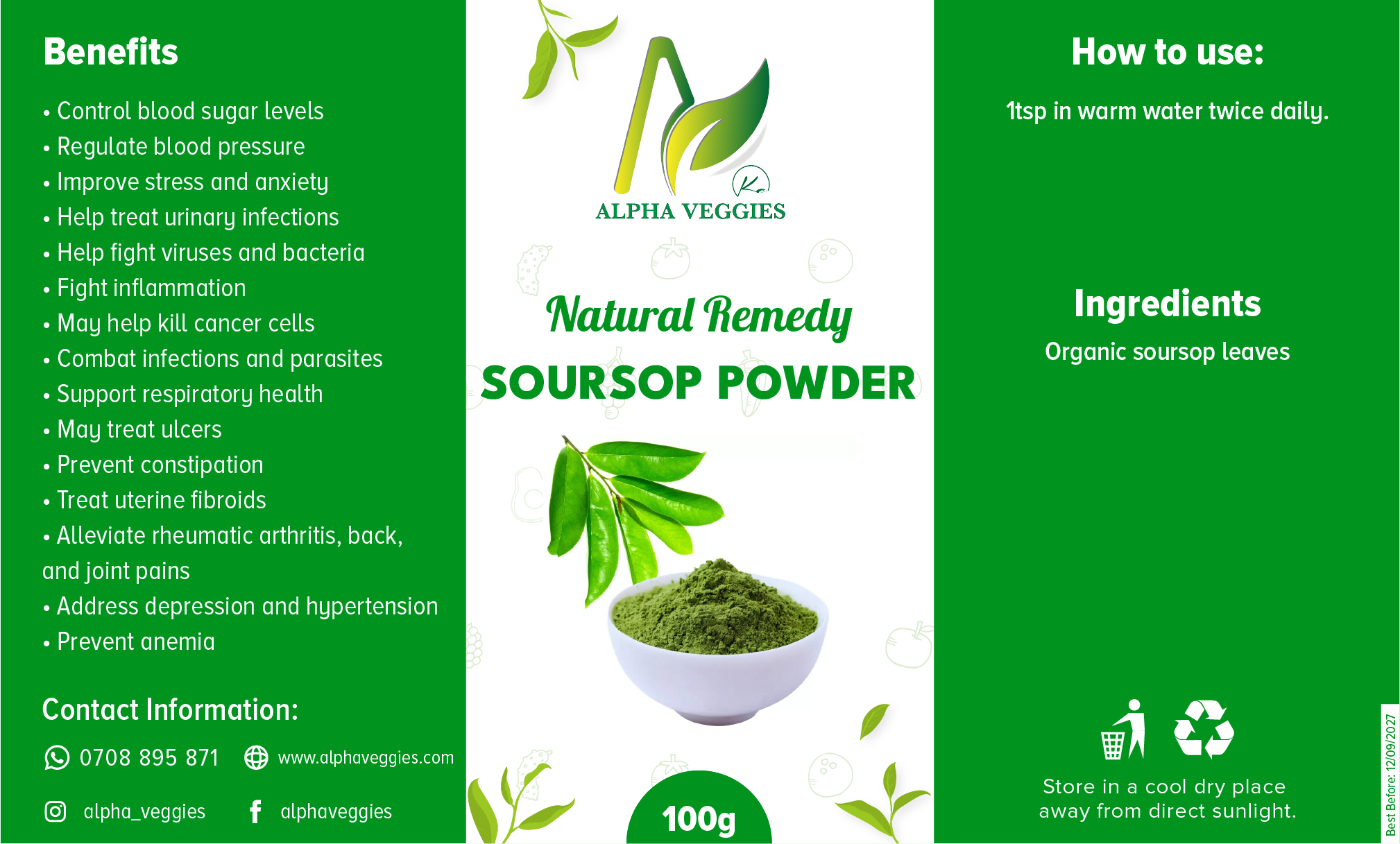 Order Soursop powder in Nairobi